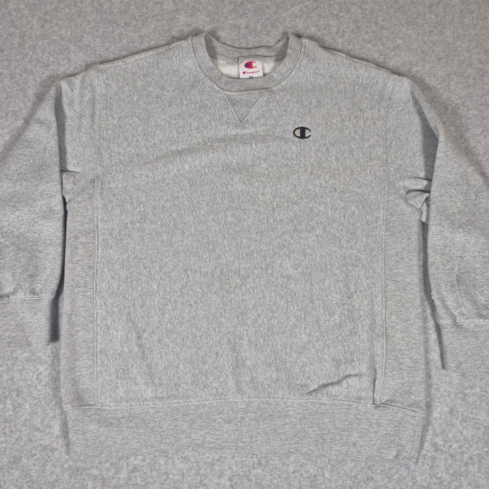 Champion Sweatshirt Mens XL Gray Reverse Weave USA Athletic Fleece Pullover